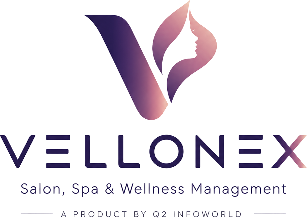 Vellonex — Salon, Spa & Wellness Management. A product by Q2 Infoworld